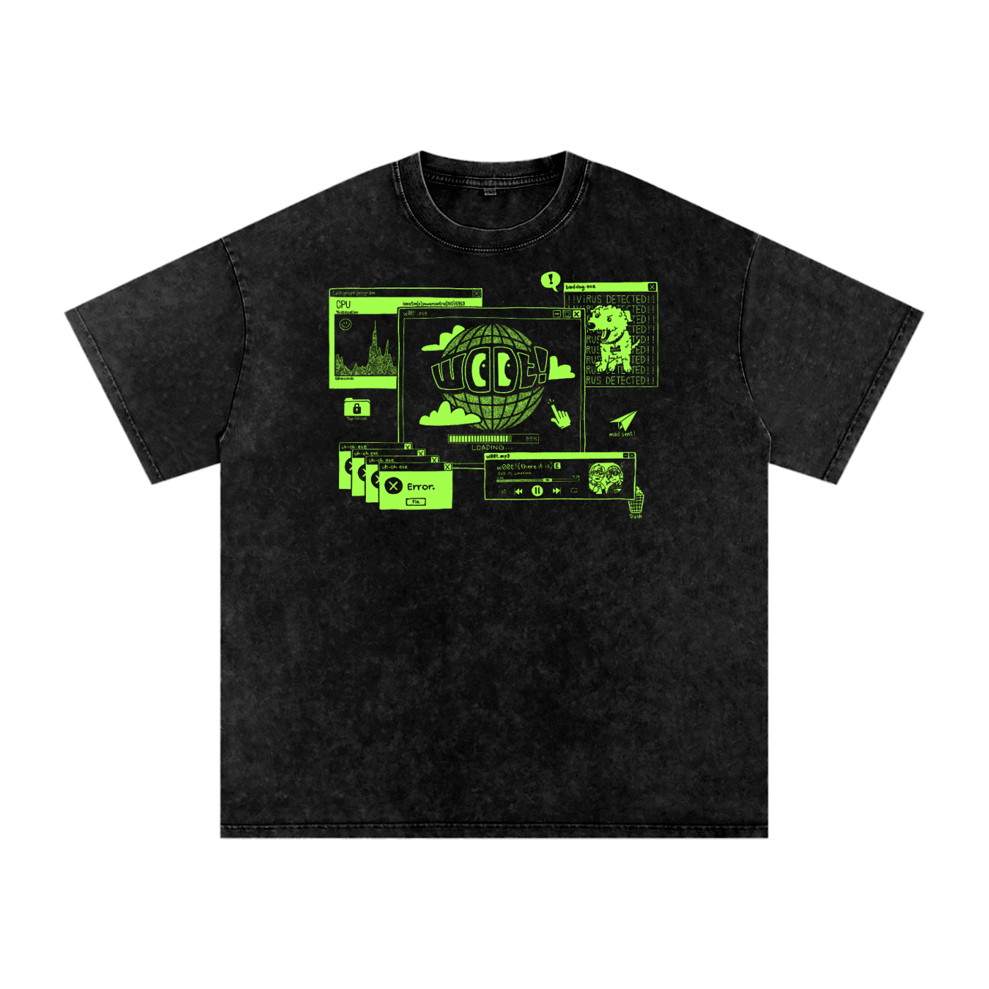 w00t! Matrix Black Shirt